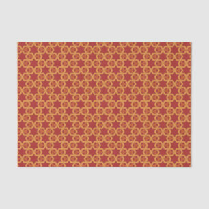 Stylish geometric ornament tissue paper