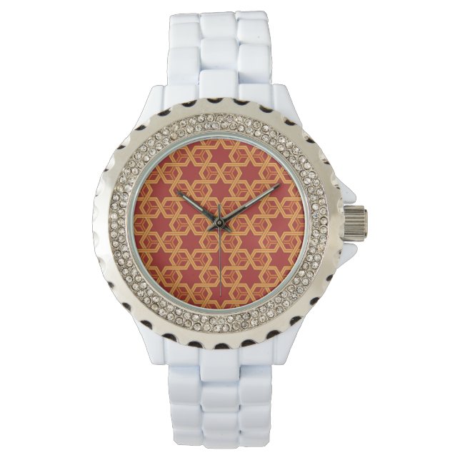 Stylish geometric ornament watch (Front)
