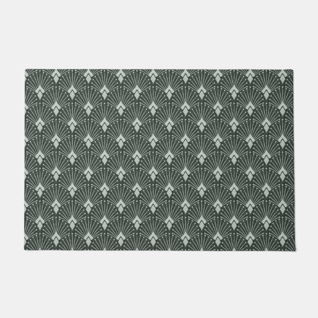 Stylish geometric pattern, art deco.  doormat (Front)