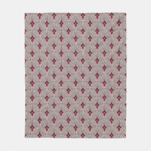 Stylish geometric pattern, art deco. fleece blanket