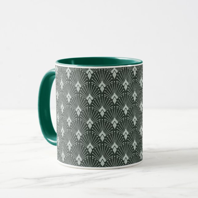Stylish geometric pattern, art deco. mug (Front Left)