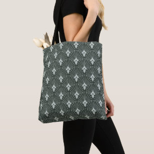 Stylish geometric pattern, art deco.  tote bag