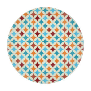Stylish Geometric: Vintage Seamless Pattern Cutting Board