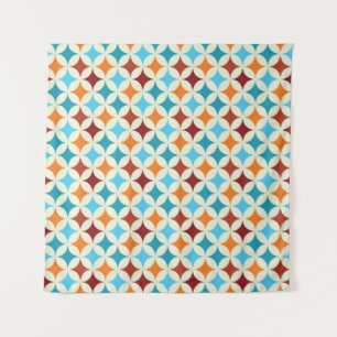 Stylish Geometric: Vintage Seamless Pattern Tapestry