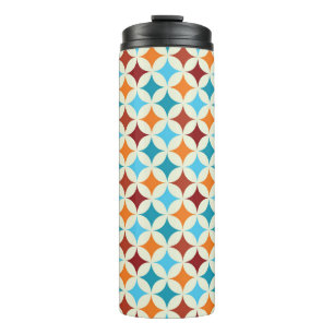 Stylish Geometric: Vintage Seamless Pattern Thermal Tumbler