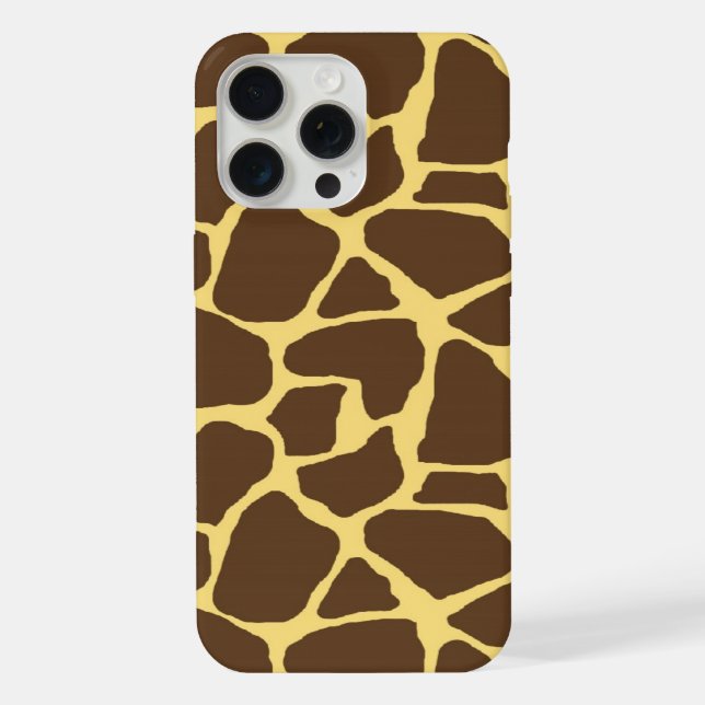 Stylish Giraffe Print iPhone Case (Back)
