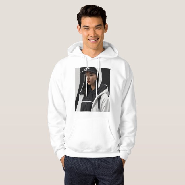 Stylish Girl Photo Hoodie (Front Full)