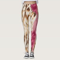Stylish Girly Pink White Gold Zebra