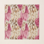 Stylish Girly Pink White Gold Zebra Scarf<br><div class="desc">Stylish Girly Pink Gold White Zebra</div>