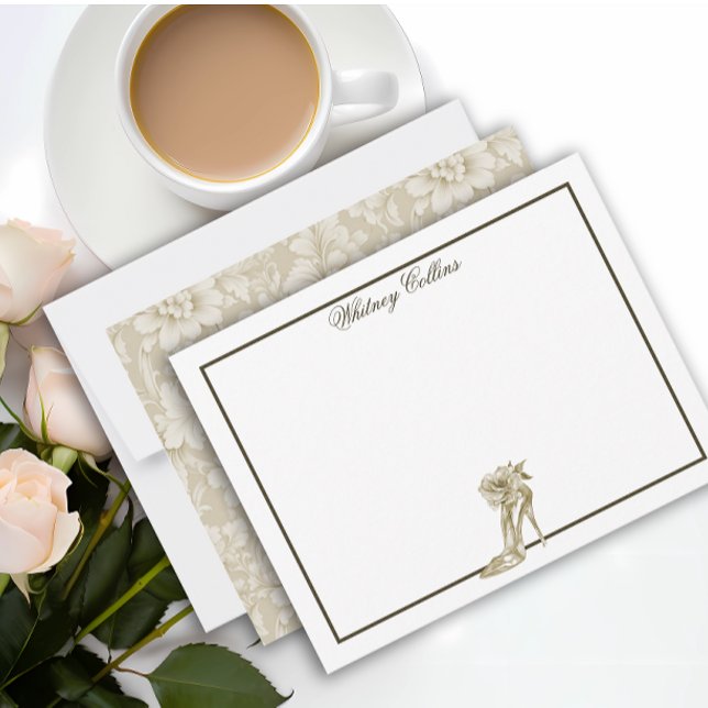 Stylish Glam Stiletto Custom Name  Card (Creator Uploaded)