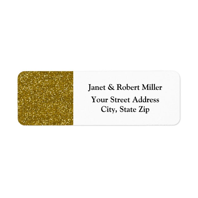 Stylish Glitter Gold (Front)