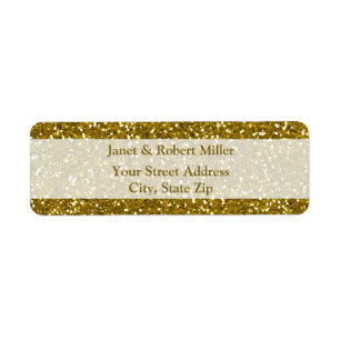 Stylish Glitter Gold
