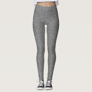 Stylish glitter leggings