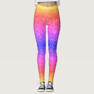 Stylish glitter leggings