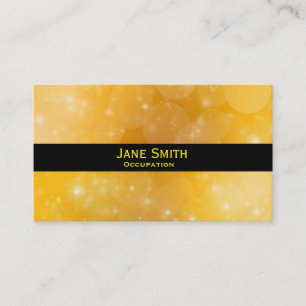 Stylish gold and black modern trendy business card
