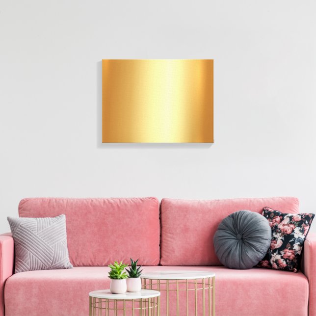 Stylish Gold Background For Your Photo Horizontal Canvas Print (Insitu(LivingRoom))