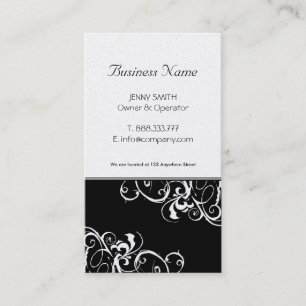Stylish Gold & Black Business Cards