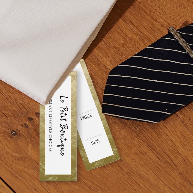 Stylish Gold Clothing Hanging display Price Tag (Creator Uploaded)