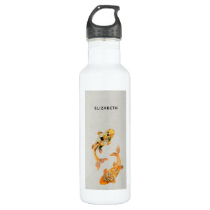 Stylish Gold Koi Fish 710 Ml Water Bottle