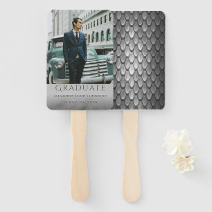 Stylish Graduation Photo Hand Fan