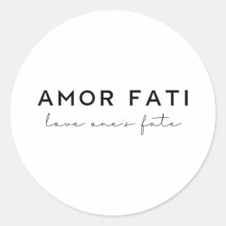 Stylish Graphic Edition Classic Round Sticker