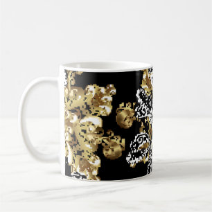 Stylish graphic pattern. Seamless background. Wall Coffee Mug
