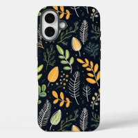 Stylish Green and Yellow Foliage Pattern