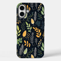 Stylish Green and Yellow Foliage Pattern