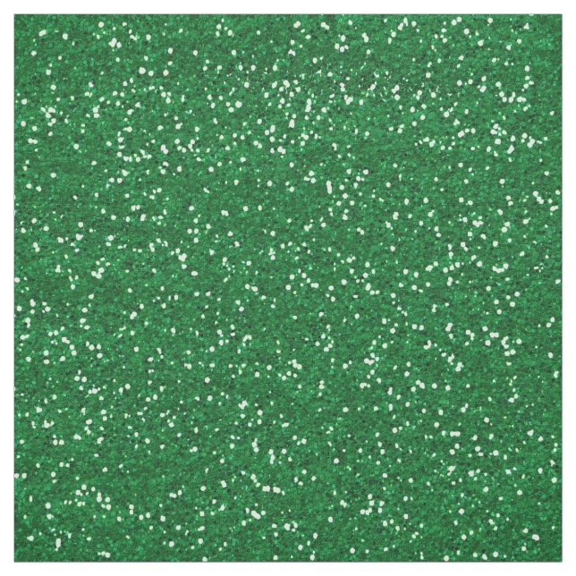Stylish Green Glitter Fabric (Swatch)