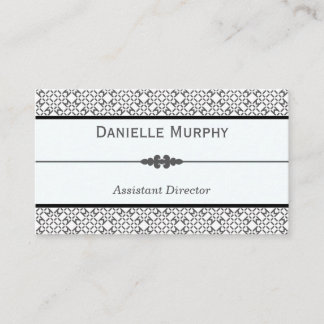 Stylish Grey and White Geometric Appointment