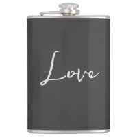 Stylish Grey Background Love Wedding