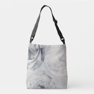 Stylish grey black Native American crossbody bag