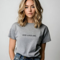 Stylish Grey Find Your Fire Slogan