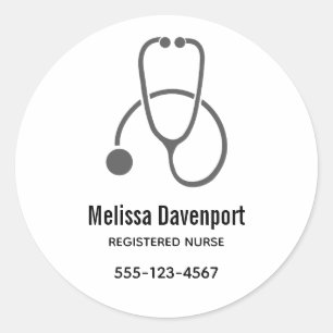 Stylish Grey  Illustration on Black Classic Round  Classic Round Sticker