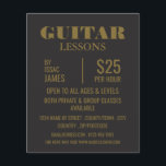 Stylish Guitar Lessons Advertising Flyer<br><div class="desc">Guitar Lessons Advertising Flyers By The Business Card Store.</div>