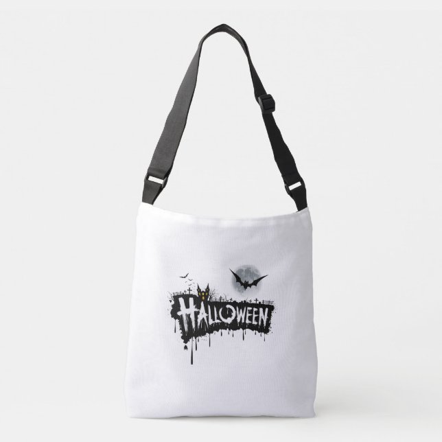 Stylish Halloween Tote Bag (Front)