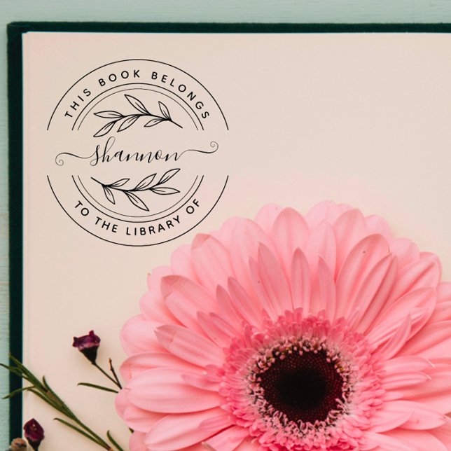 Stylish Handmade Custom Name Self-inking Stamp (Creator Uploaded)