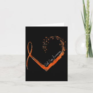 Stylish Heart Crps Awareness  Card