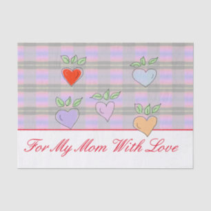 Stylish Heart Tissue Paper
