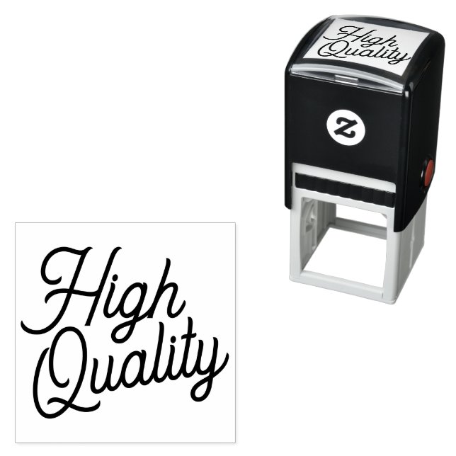 Stylish High Quality Text Mark Self-inking Stamp (In Situ)