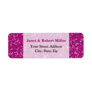 Stylish Hot Pink Glitter