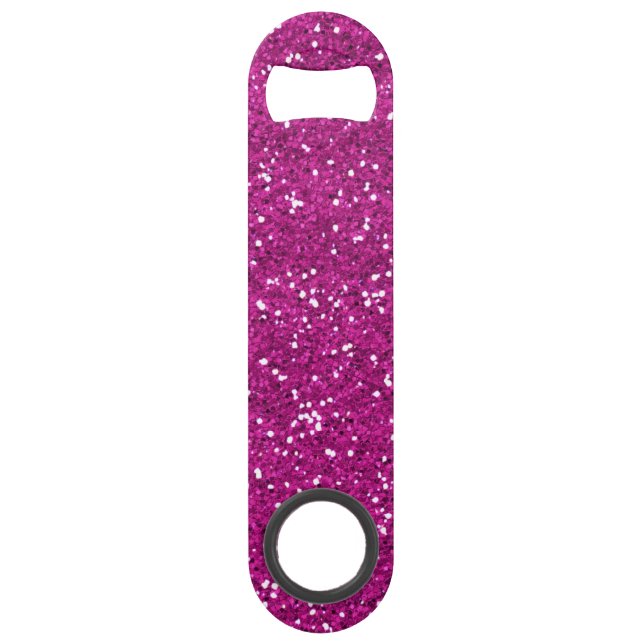 Stylish Hot Pink Glitter (Front)