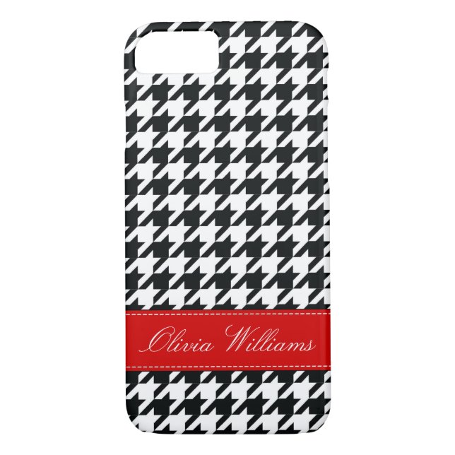 Stylish Houndstooth Case-Mate iPhone Case (Back)