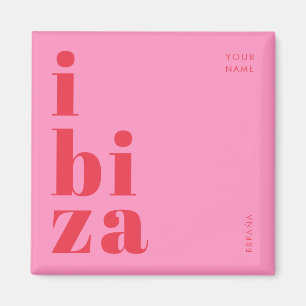 Stylish Ibiza Spain souvenir  Magnet