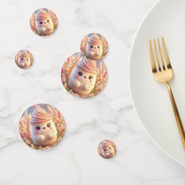 Stylish Ice Cream Creature Confetti (Group)