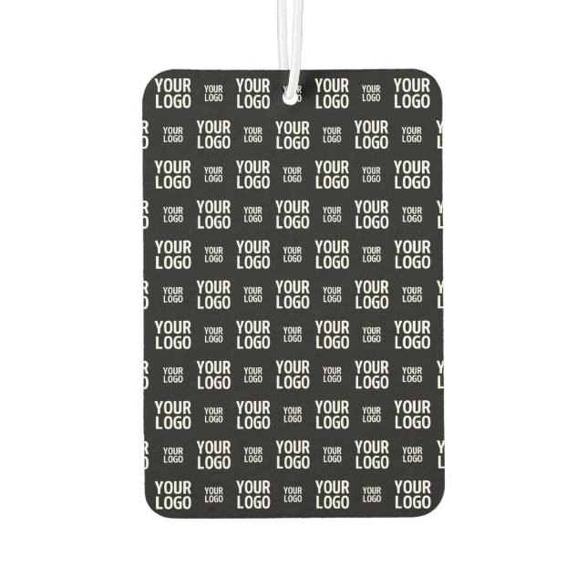 Stylish Image, Design or Business Logo Pattern  Car Air Freshener (Back)