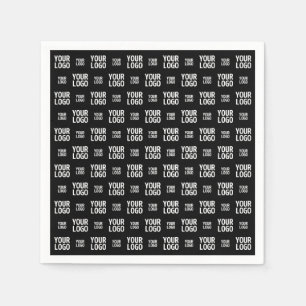 Stylish Image, Design or Business Logo Pattern  Napkin