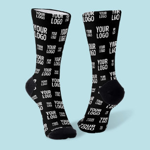 Stylish Image, Design or Business Logo Pattern  Socks