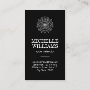Stylish Intricate Natural Pattern Business Card