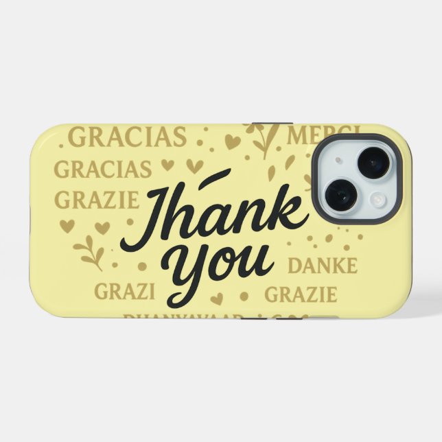 Stylish iPhone 15 Case – Protective & Trendy Gift (Back Horizontal)